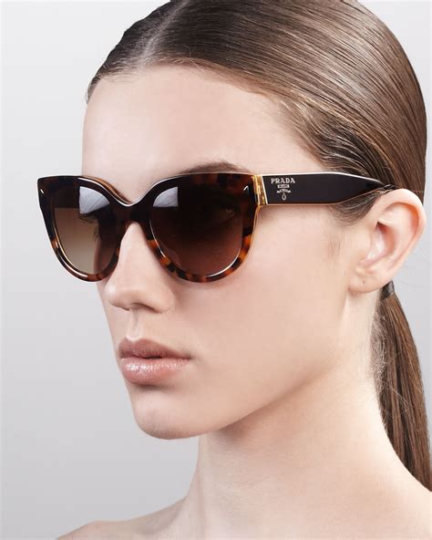 prada sonnenbrille damen cat eye|Prada 55mm Cat Eye Sunglasses .